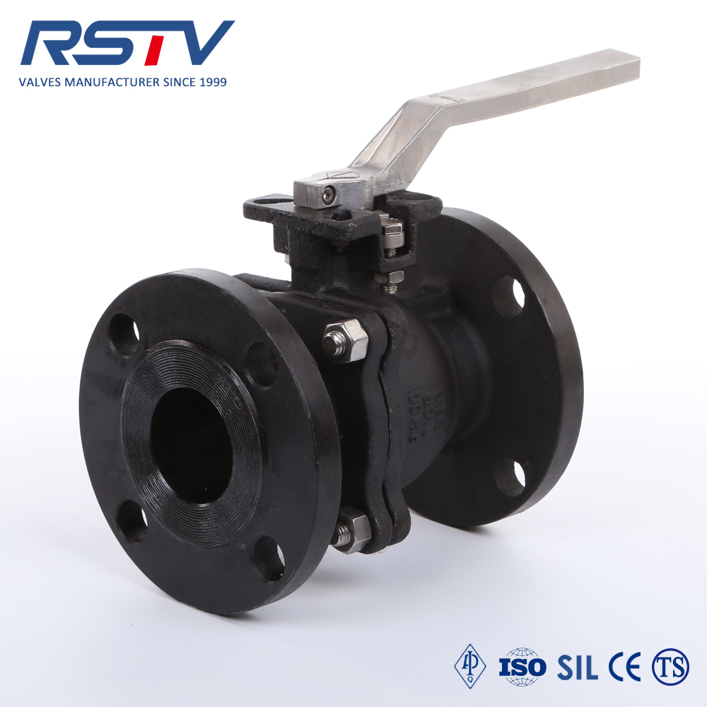 WCB API6D flange carbon steel ball valve with ISO5211 direct mounting pad1