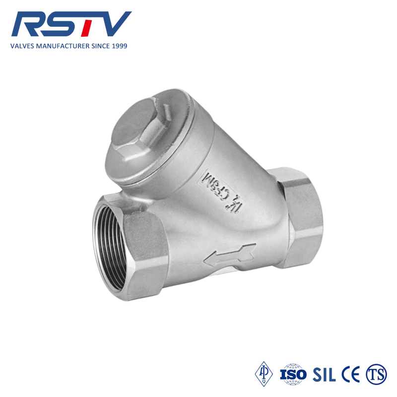 Stainless Steel Threaded End Y Strainer 800WOG