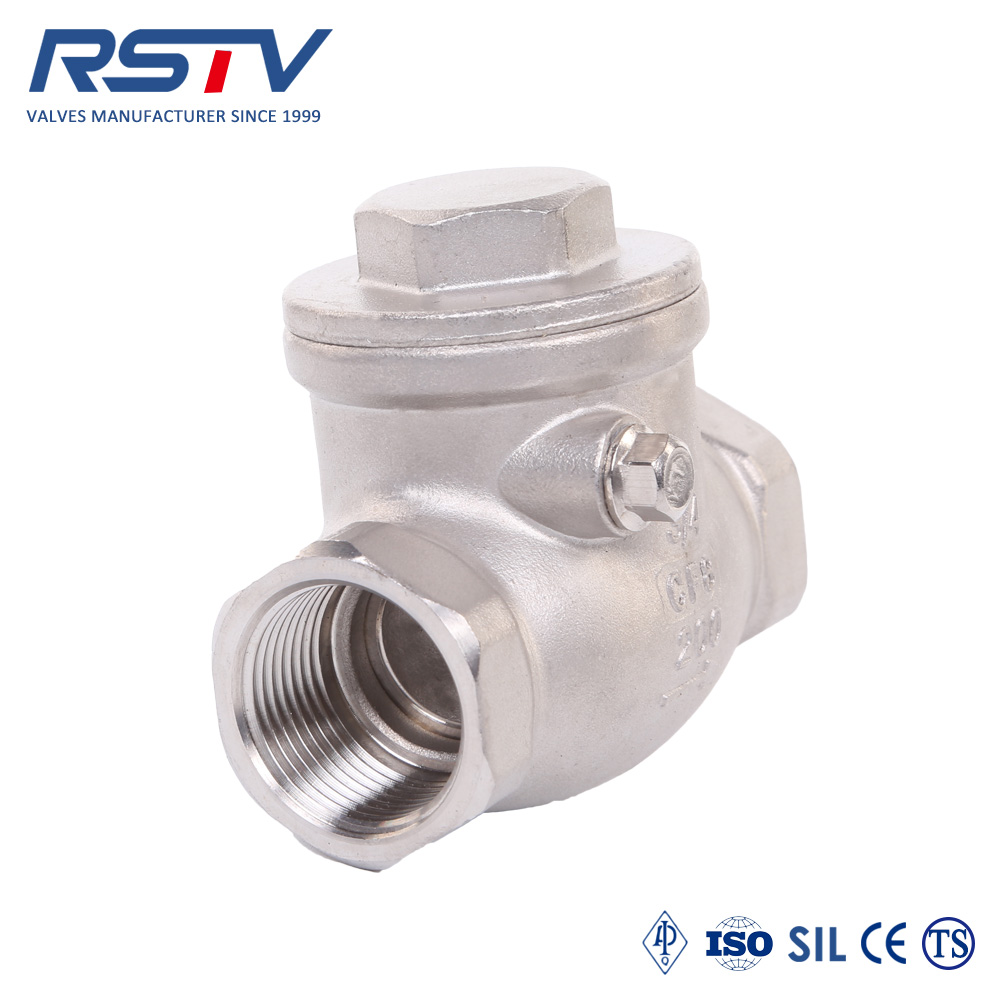 stainless steel swing check valve1-rst valve