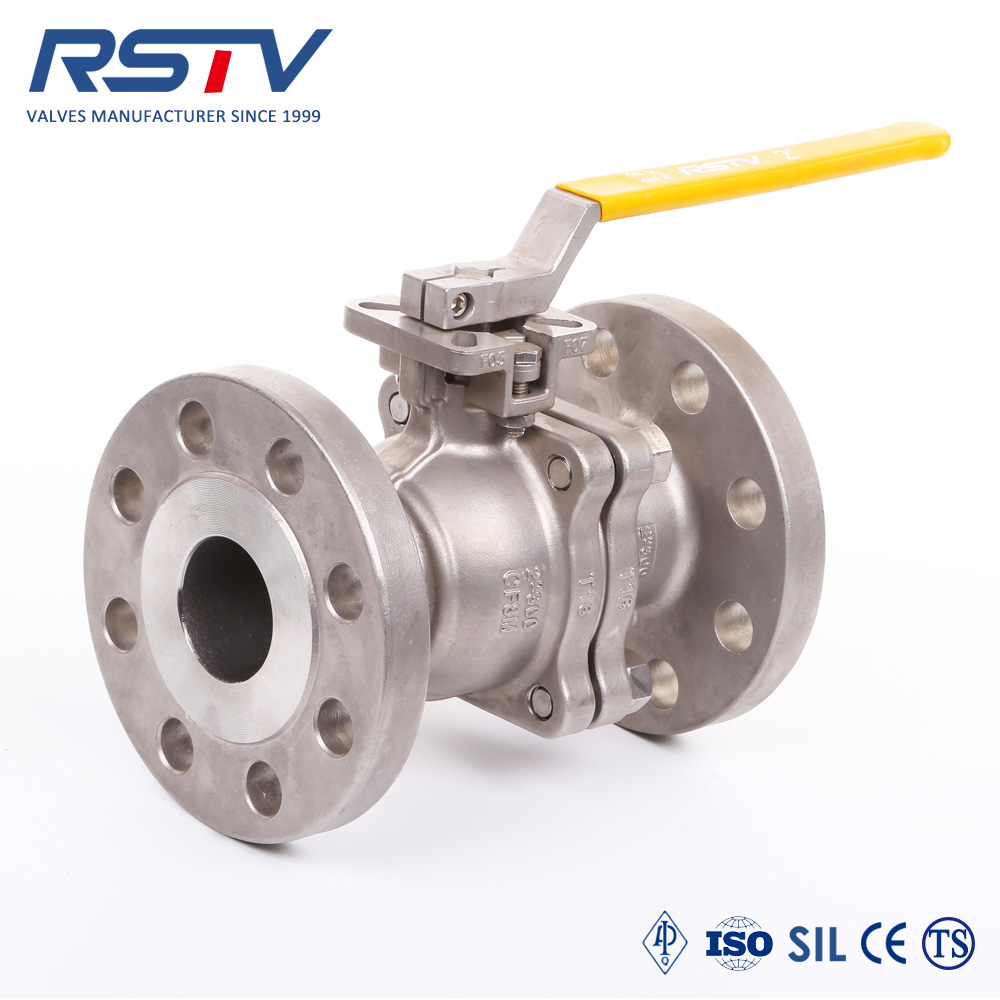 300LB stainless steel flange ball valve