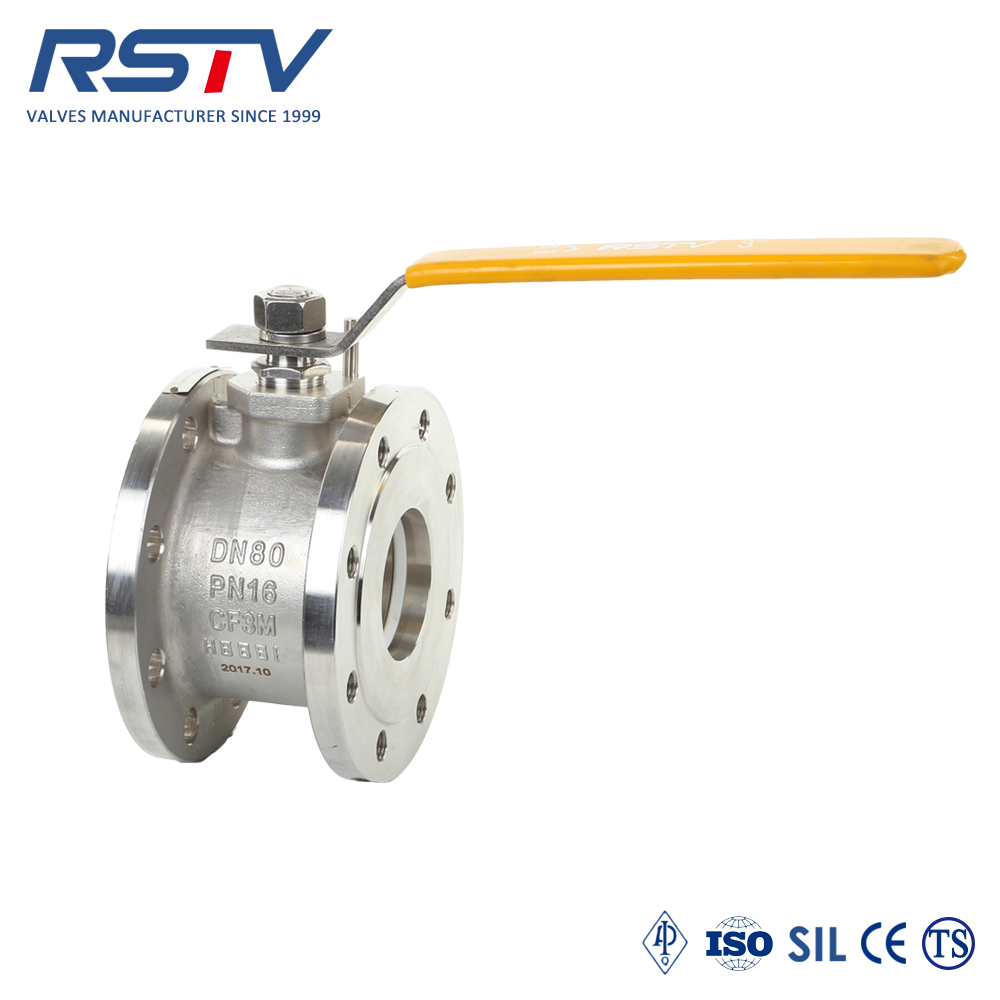 stainless steel wafer type ball valve