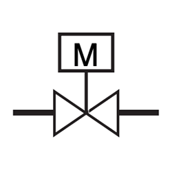 motor valve symbol