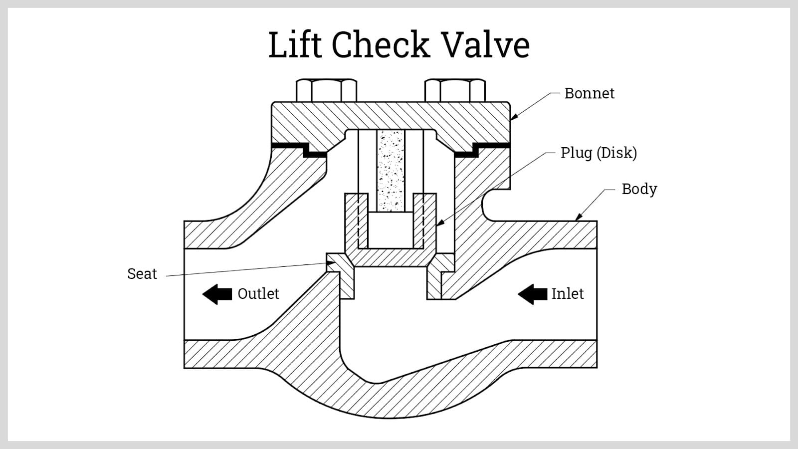 lift check valve