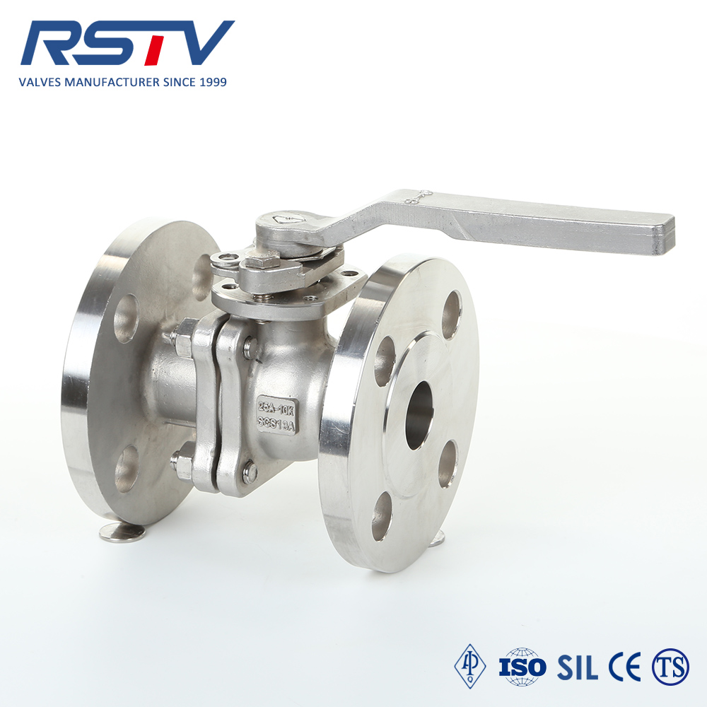 JIS10K 20K STAINLESS STEEL FLANGE BALL VALVE2