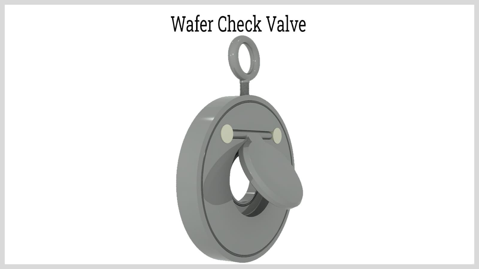 wafer check valve