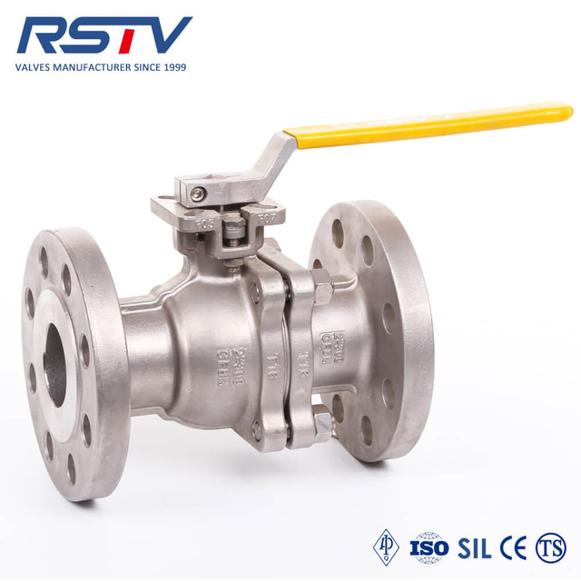 API 300LB Stainless Steel Flange Ball Valve With ISO5211 Mounting Pad