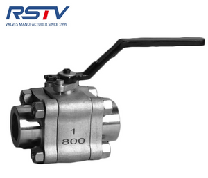3pc Socket Welded Forged Steel Ball Valve