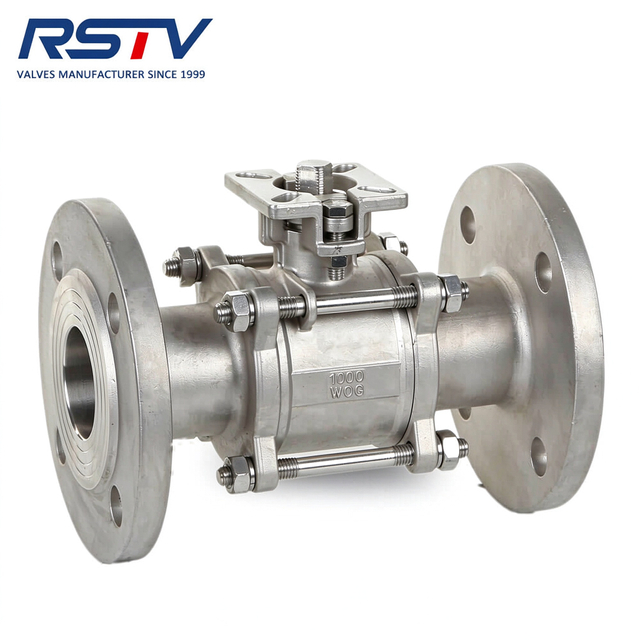 3PC Flange Ball Valve3