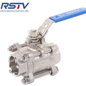 3pc Socket Welded Floating Stainless Steel Ball Valve