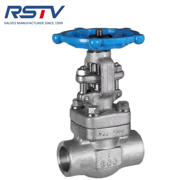 API 800LB/1500LB A105 NPT/SW/BW FORGED STEEL GATE VALVE