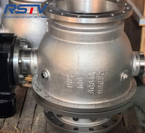 JIS10K Stainless Steel/Cast Steel Trunnion mounted type Flange Ball Valve