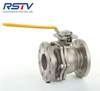 Ansi 150LB SS/WCB ISO5211 Mounting Pad Flange Ball Valve RF