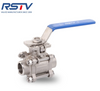 Stainless Steel/Carbon Steel 3pc Ball Valve with ISO5211 Mounting Pad,1000WOG