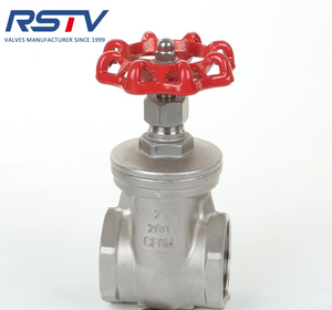 Stainless Steel 200WOG Threaded Gate Valve