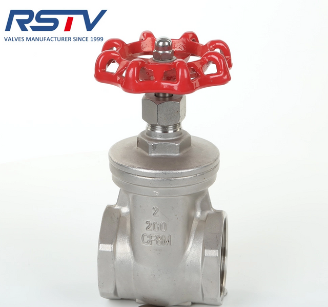 Stainless Steel 200WOG Threaded Gate Valve