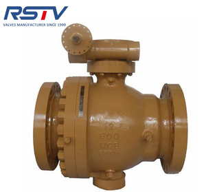 600LB Cast Steel Trunnion mounted type Flange Ball Valve