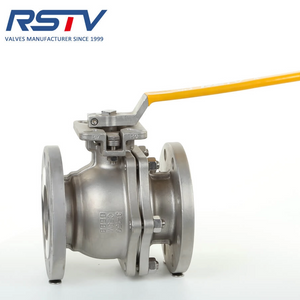 API Din Jis Stainless Steel 2pc Ball Valve Full Port Flange
