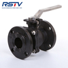 2PC WCB API6D Flange Carbon Steel Ball Valve with ISO5211 Direct Mounting Pad