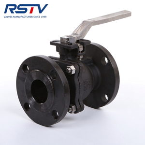2PC WCB API6D Flange Carbon Steel Ball Valve with ISO5211 Direct Mounting Pad