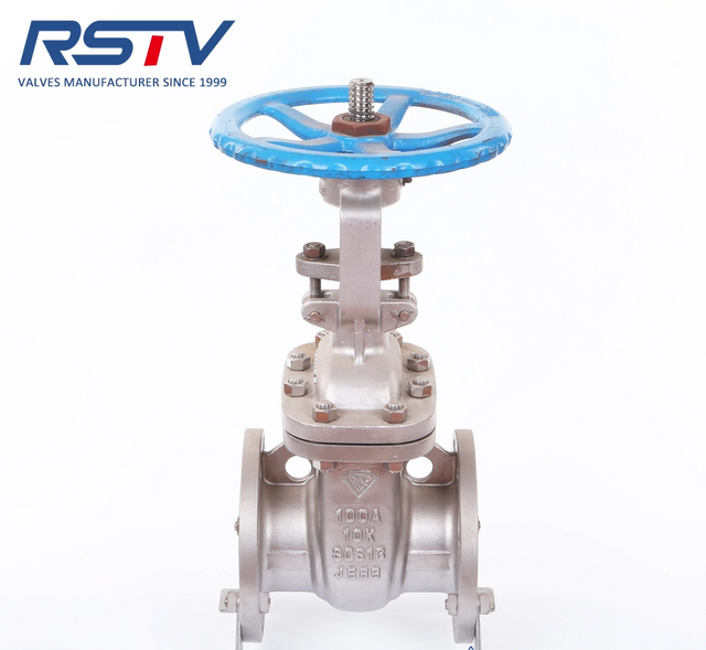JIS 10K Stainless Steel Flanged Gate Valve