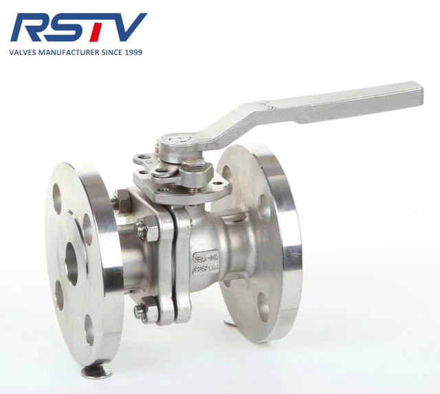 JIS10K Stainless Steel SCS13/SCS14 Flange Ball Valve